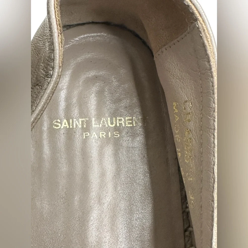 saint laurent espadrilles women Nappa rouse Poudre size 39
